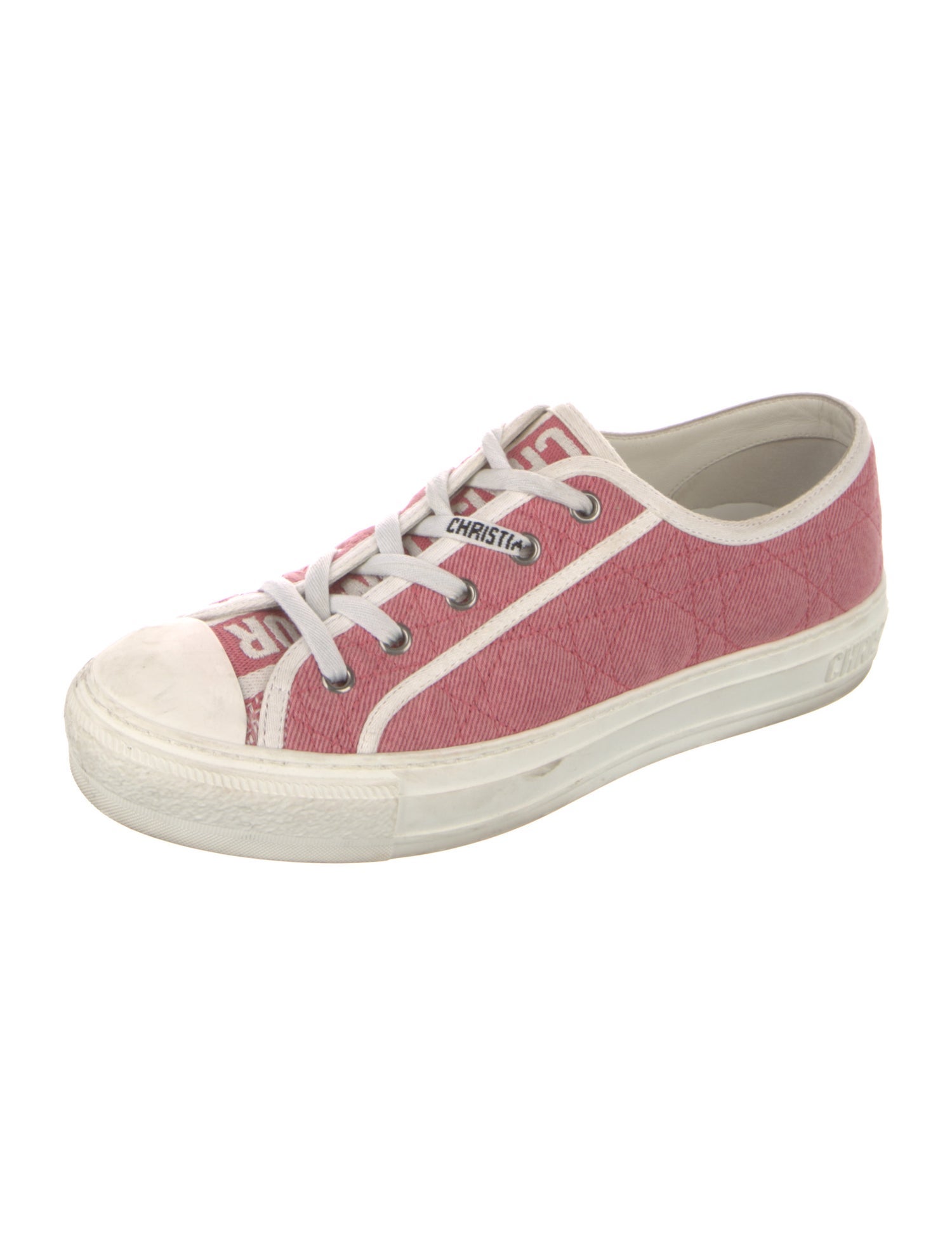 Christian Dior Walk' n' Dior Cannage Denim 'Pink' Sneakers